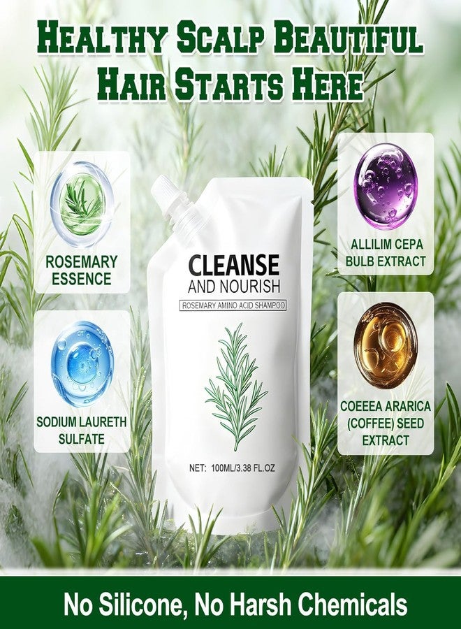 Aseawave Rosemary Amino Acid Shampoo,Hair Growth Shampoo for Thinning Hair Women and Men Hair Loss, Strengthen Scalp with Natural formula 8.45 fl.oz - 2 Packs - Image 5